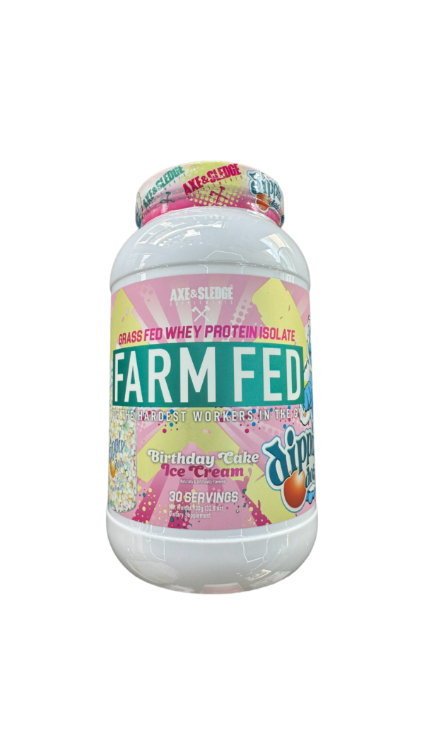 Axe & Sledge Farm Fed 2Lb Birthday Cake Ice Cream