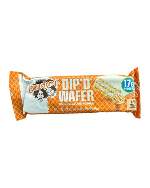 Lenny & Larry’s Dip’d Wafer Carmel Macchiato