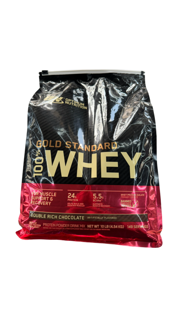 Optimum Nutrition Gold Standard Whey Protein 10lb Double Rich Chocolate