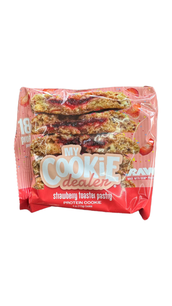 MCD Protein Cookie Strawberry Toaster Pastry