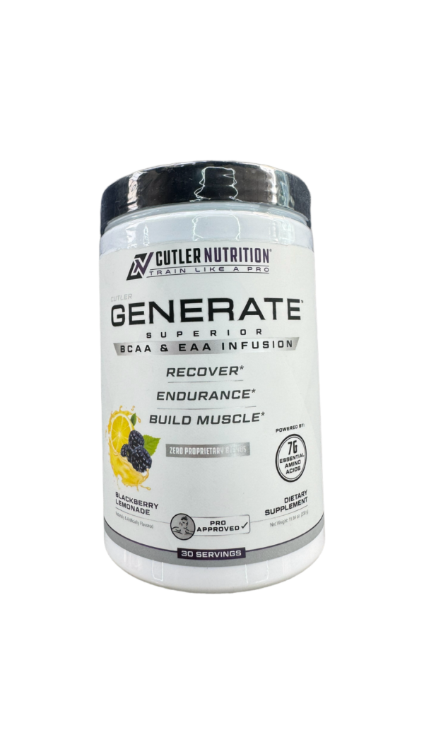 Cutler Nutrition Generate Blackberry Lemonade