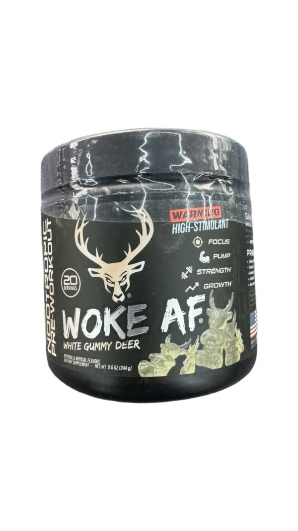 Bucked Up Woke AF White Gummy Deer