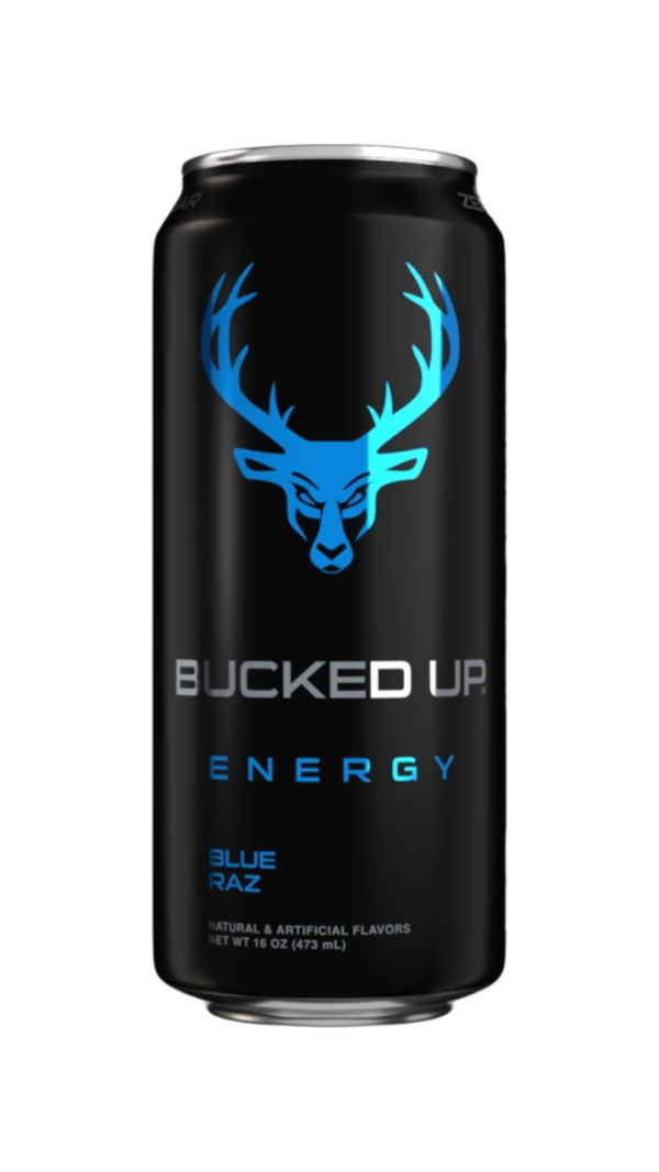 Bucked Up Energy Blue Razz RTD