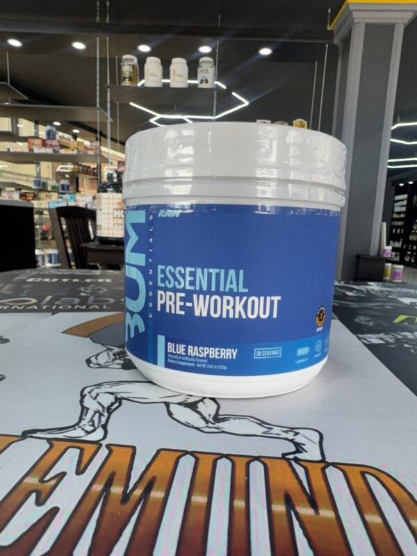 BUM Essential Preworkout Blue Raspberry