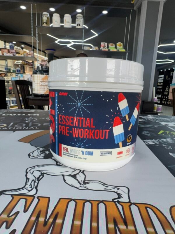 BUM Essential Preworkout Red White n Bum