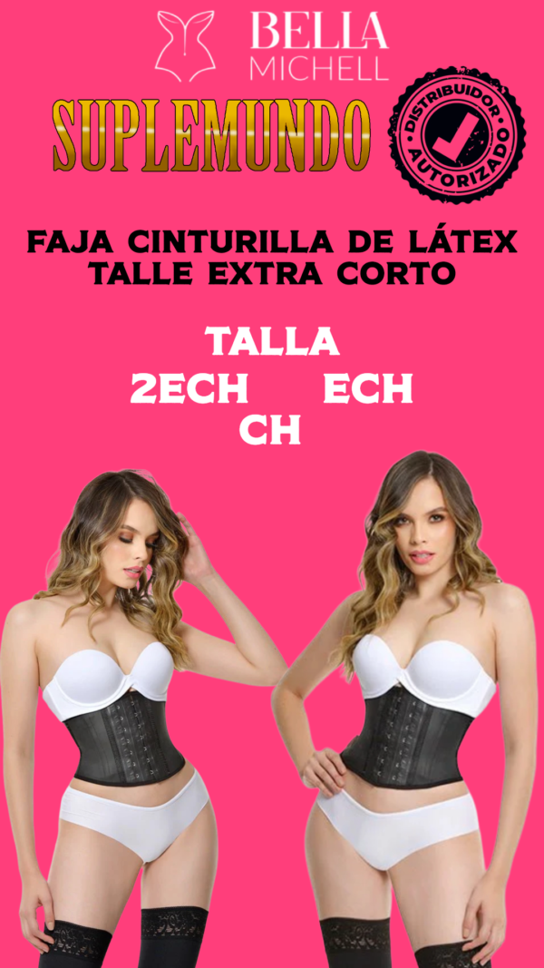 Bella Michell Cinturilla De Latex Talle Extra