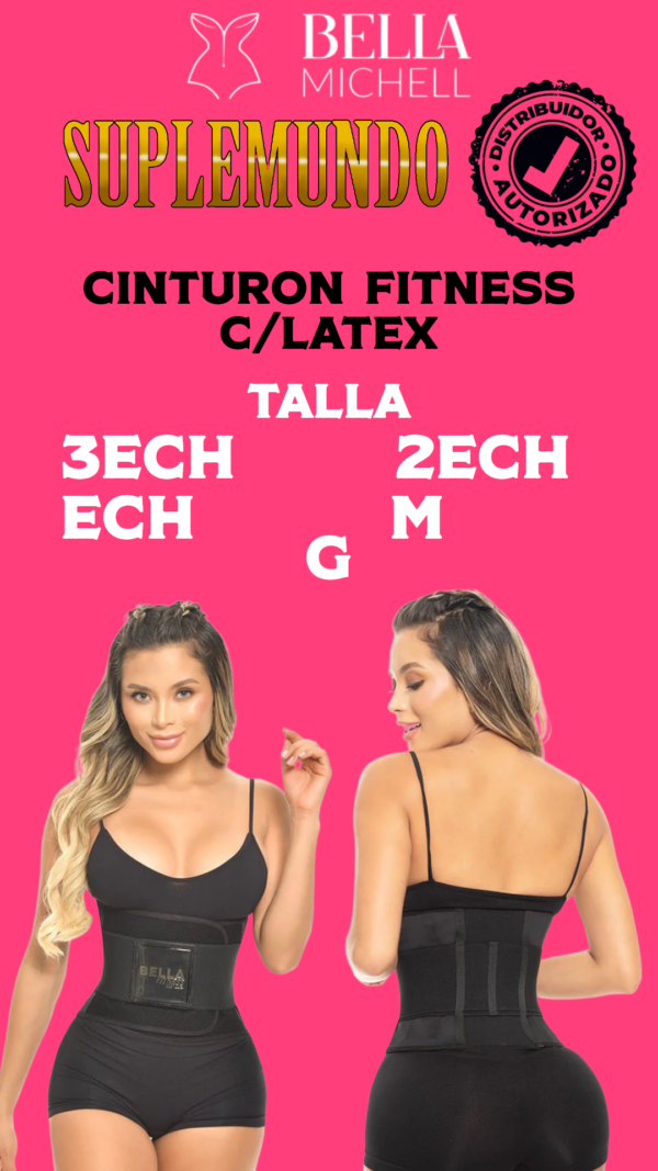 Bella Michell Cinturon Fitness con Latex