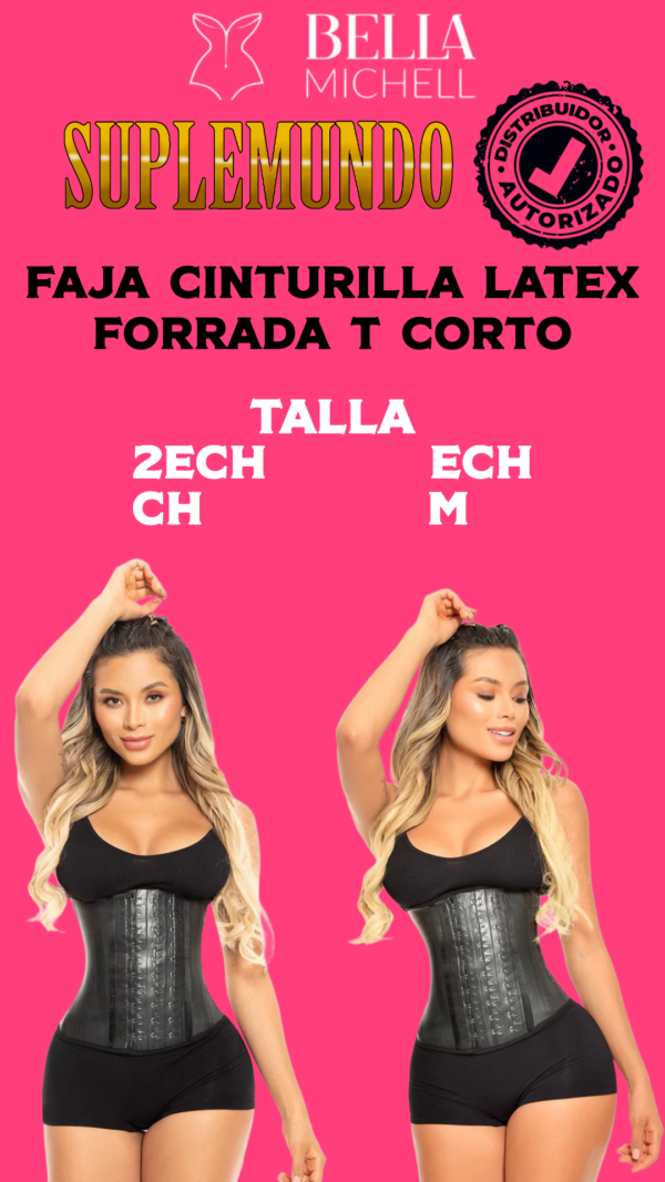 Bella Michell Cinturilla Latix Forrada T Corto
